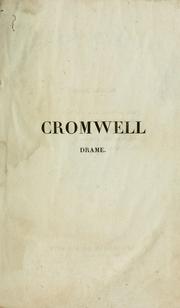 Cover of: Cromwell: Drame