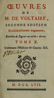 Cover of: Oeuvres de M. de Voltaire by Voltaire
