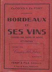 Cover of: Bordeaux et ses vins by Charles Cocks