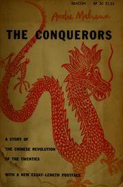 Cover of: The conquerors by André Malraux