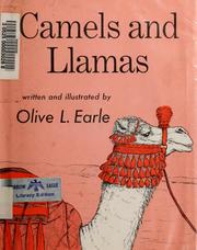 Cover of: Camels and llamas