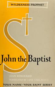 Cover of: Saint John the Baptist.