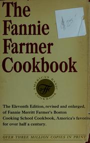 Cover of: The Fannie Farmer cookbook by Fannie Merritt Farmer