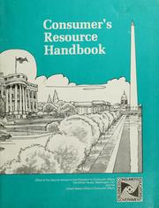Cover of: Consumer's resource handbook. by 