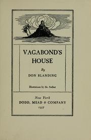 Cover of: Vagabond's house