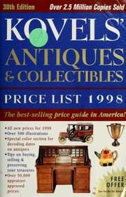 Cover of: Kovels' antiques & collectibles price list: for the 1998 market, illustrated
