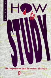 Cover of: How to study by Ronald W. Fry