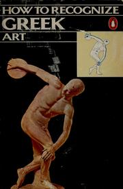 Cover of: How to recognize Greek art