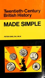 Cover of: Twentieth-century British history made simple