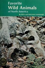 Cover of: Favorite wild animals of North America by Rita Vandivert