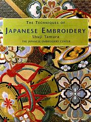 Cover of: The techniques of Japanese embroidery