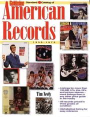 Cover of: Goldmine Standard Catalog of American Records 1950-1975 by Tim Neely