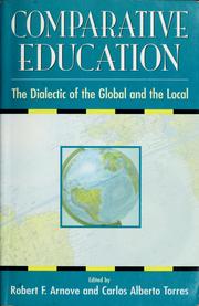 Comparative education by Robert F. Arnove