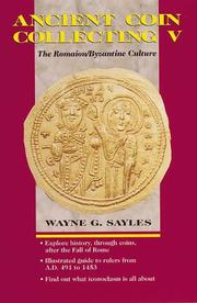 Cover of: Ancient coin collecting V by Wayne G. Sayles