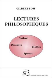 Cover of: Lectures philosophiques: Abélard, Descartes, Hobbes, Spinoza