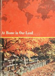 Cover of: At home in our land.