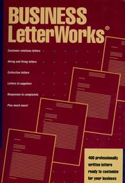 Cover of: Business LetterWorks.