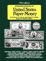 Cover of: Standard Catalog of United States Paper Money (17th ed)