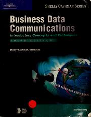 Cover of: Business data communications: introductory concepts and techniques
