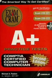 Cover of: A+ practice tests by Michael A. Pastore