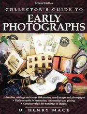 Cover of: Collector's guide to early photographs by O. Henry Mace