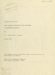 Cover of: Naval in-place seafloor soil test equipment by R. J. Taylor