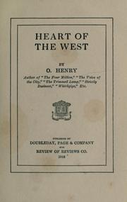 Cover of: Heart of the West