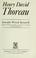 Cover of: Henry David Thoreau. --