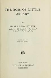 Cover of: The boss of Little Arcady