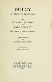 Cover of: Dulcy by George S. Kaufman