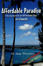 Cover of: Affordable paradise: the secrets of an affordable life in Hawaii