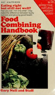 Cover of: Food combining handbook