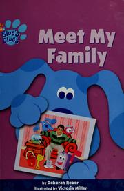 Cover of: Meet My Family (Blue's Clues) by 