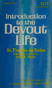Cover of: Intrduction to the devout life by Francis de Sales