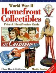 Cover of: World War II Homefront Collectibles: Price & Identification Guide