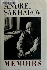 Cover of: Memoirs by Andrei Sakharov