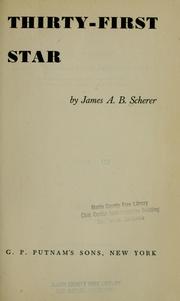 Cover of: Thirty-first star by James Augustin Brown Scherer