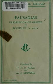 Cover of: Pausanias Description of Greece | Pausanias