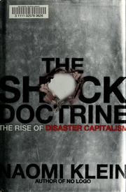 Cover of: The shock doctrine by Naomi Klein