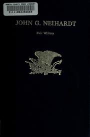 Cover of: John G. Neihardt by Blair Whitney