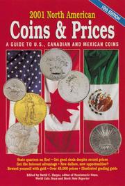 Cover of: 2001 North American Coins and Prices: A Guide to U.S., Canadian and Mexican Coins (North American Coins & Prices, 2001)