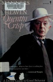 Cover of: Manners from heaven by Quentin Crisp