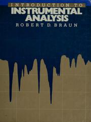 Cover of: Introduction to instrumental analysis