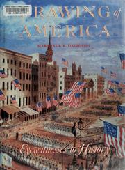 Cover of: The drawing of America: eyewitnesses to history