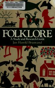 Cover of: Folklore by Jan Harold Brunvand