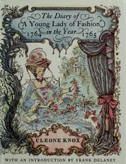 Cover of: The diary of a young lady of fashion in the year 1764-1765