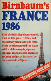 Cover of: Birnbaum's France 1986 by Stephen Birnbaum