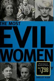 Cover of: The Most Evil Women in History by 