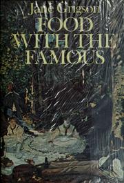 Cover of: Food with the famous by Jane Grigson