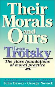 Cover of: Their Morals and Ours